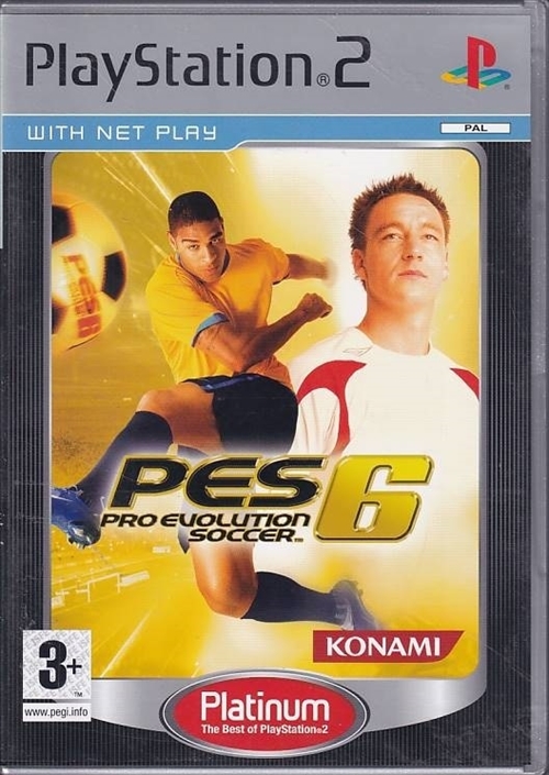 Pro Evolution Soccer 6 - Platinum - PS2 (B Grade) (Genbrug)